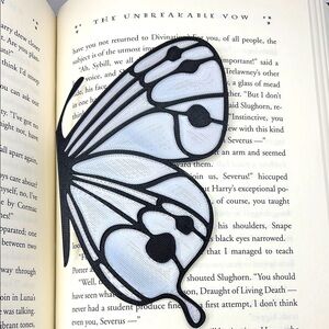 Sliver 3D Printed Butterfly Bookmark